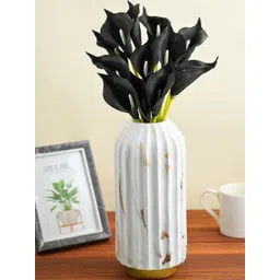 Interiors & More Black 10 Pieces Foam Lily Artificial Flower-picture-15