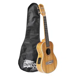 Intern INT UK05EQ Soprano Ukulele with Bag Natural - Beige-picture-21