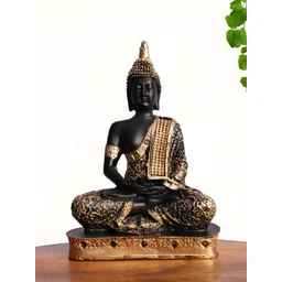 INTERNATIONAL GIFT Black Buddha Idol Showpiece-picture-41