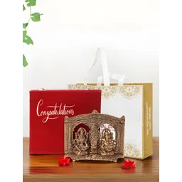 INTERNATIONAL GIFT Brown Laxmi Ganesh Religious Idol Showpiece-picture-26