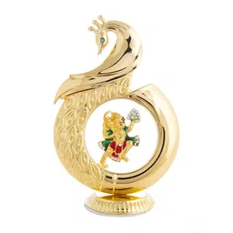 INTERNATIONAL GIFT Red & Gold-toned Hanuman Brass Showpiece-picture-39