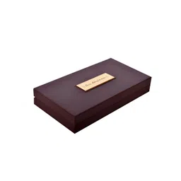 INTERNATIONAL GIFT Red Metal Durga Mata Charan Paduka Box image 2