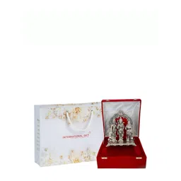INTERNATIONAL GIFT Silver-Plated Ram Darbar God Idol Statue Home Gift Sets-picture-40