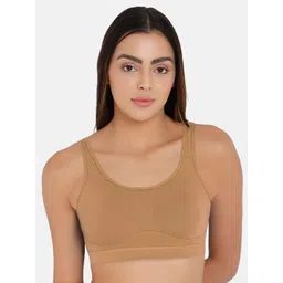 intimacy LINGERIE Full Coverage Non Padded Cotton Sports Bra With Moisture Wicking-picture-15