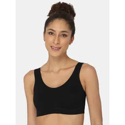 intimacy LINGERIE Full Coverage Non Padded Cotton Sports Bra With Moisture Wicking-picture-14