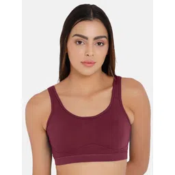 intimacy LINGERIE Full Coverage Non Padded Sports Bra With Moisture Wicking-picture-13