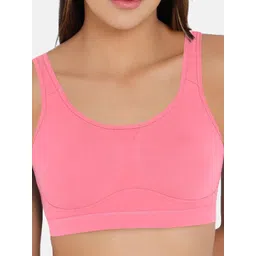 intimacy LINGERIE Full Coverage Non Padded Sports Bra With Moisture Wicking image 3