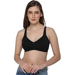 intimacy lingerie Women's Cotton Brassiere | Non-Padded | Non-Wired | Full Coverage | Side Shaper Panel to Give Minimize Look Regular Bra | 1 Piece | All-picture-55