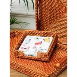 INV Home Brown Rattan Rhine Tissue Tray-picture-14