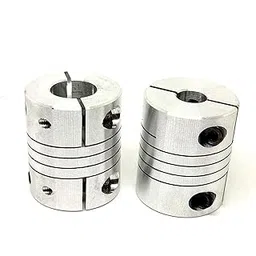 INVENTO 2Pcs 8x12mm Motor Jaw Shaft Coupler Aluminum 8mm 12mm Flexible Coupling for Nema 23 3D Printer Z Axis For RepRap-picture-31