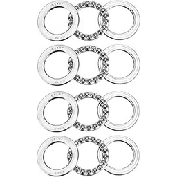 INVENTO 4Pcs 51107 30mm Axial Thrust Ball Bearing 35x52x12mm Single Direction carbon steel ball bearing-picture-12