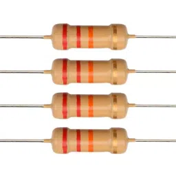 Invento 100Pcs 22K Ohm Carbon Film Resistor - 1/4 W Resistance 0.25 Watt 250mW for DIY ISC 1844-3-picture-11