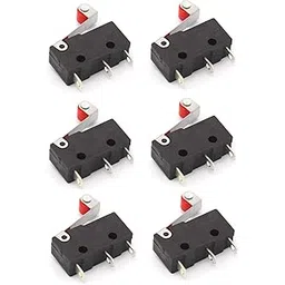 Invento 6pcs Micro Switch Mechanical End Stop For Reprap 3D Printer/CNC/DIY Project-image-5