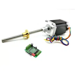 Invento TB6560 Driver + Nema 23 25 Kg-cm Stepper Motor + Flexible coupling + 200mm (0.2 mtr)-picture-30