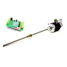 Invento TB6560 Driver + Nema 23 25 Kg-cm Stepper Motor + Flexible coupling + 800mm (0.8 mtr) 8mm T8 TR8 2mm Pitch Lead Screw + Antibacklash Nut ISC 1177-E7-picture-29