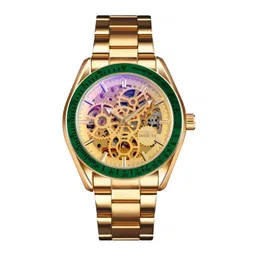 Invicta Men Objet D Art Skeleton Dial & Stainless Steel Analogue Automatic Watch 69453-picture-15