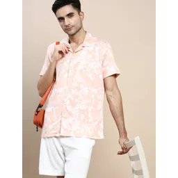 INVICTUS Club Floral Printed Slim Fit Cotton Casual Shirt-picture-32