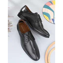 INVICTUS Men Black Solid Formal Derbys-picture-29