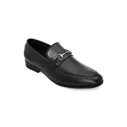 INVICTUS Men Black Solid Formal Loafers-picture-15