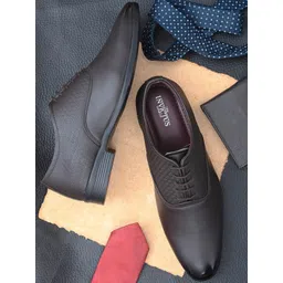 INVICTUS Men Brown Solid Formal Derbys-picture-13