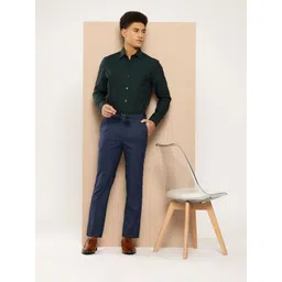 INVICTUS Men Checked Formal Trousers-picture-16