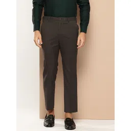 INVICTUS Men Checked Formal Trousers image 1