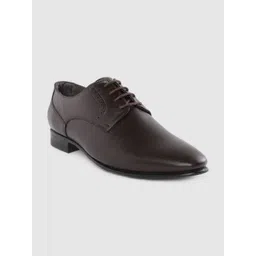 INVICTUS Men Coffee Brown Solid Formal Derbys-picture-16