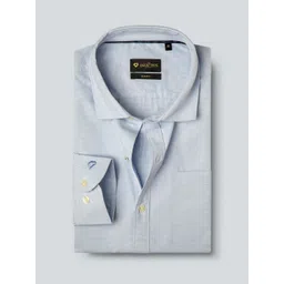 INVICTUS Men Easy Care Blue & White  Checked Formal Shirt-picture-37