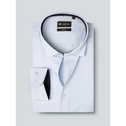 INVICTUS Men Easy Care Blue Checked Sustainable Slim Fit Formal Shirt-picture-28