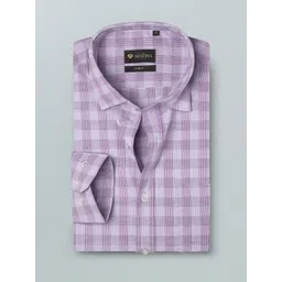 INVICTUS Men Easy Care White Checked Sustainable Formal Shirt-picture-24