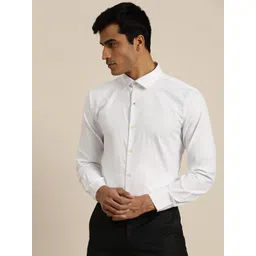 INVICTUS Men Easy Care White Solid  Sustainable Formal Shirt-picture-25