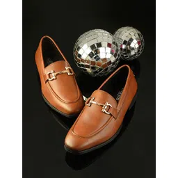 INVICTUS Men Faux Leather Formal Loafers-picture-24