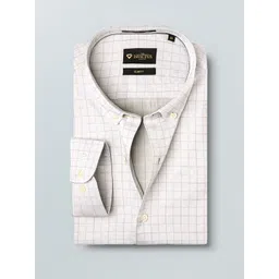 INVICTUS Men Grey & Blue Slim Fit Self Design Sustainable Formal Shirt-picture-35