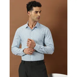 INVICTUS Men Micro Checks Slim Fit Formal Shirt-picture-25