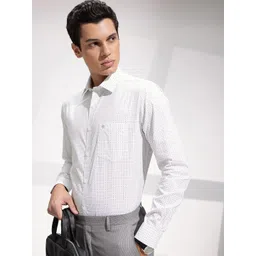 INVICTUS Men Premium Slim Fit Printed Pure Cotton Formal Shirt-picture-19