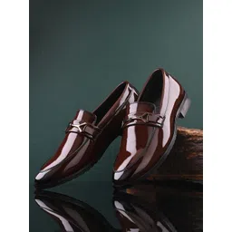 INVICTUS Men Round-Toe Leather Formal Loafers-picture-41