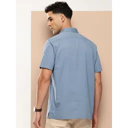 INVICTUS Men Solid Pure Cotton Slim Fit Casual Shirt image 4