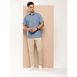 INVICTUS Men Solid Pure Cotton Slim Fit Casual Shirt image 5