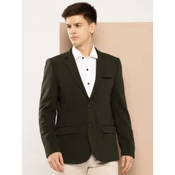 invictus Men Solid Single Breasted Formal Blazer-picture-11