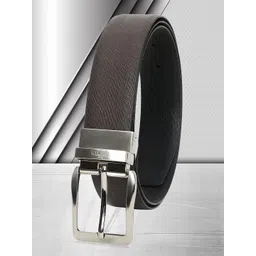 INVICTUS Men Textured Leather Reversible Formal Belt-picture-17