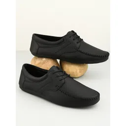 INVICTUS Men Textured Round Toe Formal Derbys-picture-34