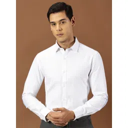 INVICTUS Slim Fit Spread Collar Long Sleeves Cotton Formal Shirt-picture-12
