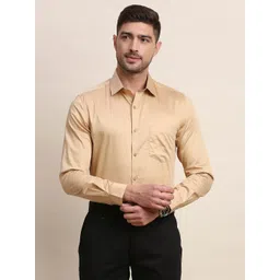 INVICTUS Spread Collar Slim Fit Cotton Formal Shirt-picture-37