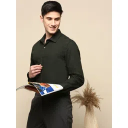 INVICTUS Spread Collar Standard Slim Fit Cotton Opaque Formal Shirt-picture-18