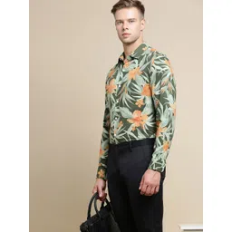 INVICTUS Standard Floral Printed Cotton Formal Shirt-picture-28