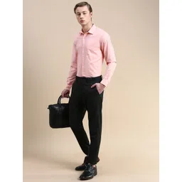 INVICTUS Standard Slim Fit Spread Collar Long Sleeve Cotton Formal Shirt-picture-30