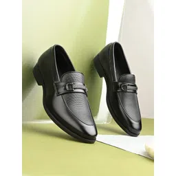 invictus KRAASA Men Round Toe Formal Slip-Ons image 1