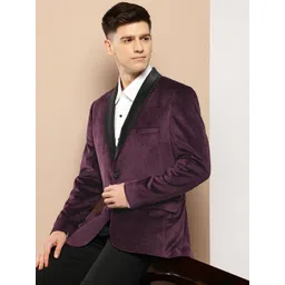 invictus Men Solid Single Breasted Party Blazer image 1