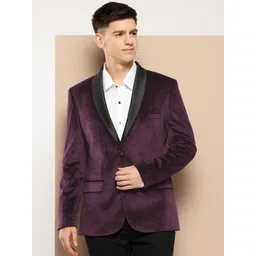 invictus Men Solid Single Breasted Party Blazer image 4