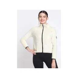 INVINCIBLE White Womens Double Sherpa Jacket-picture-15